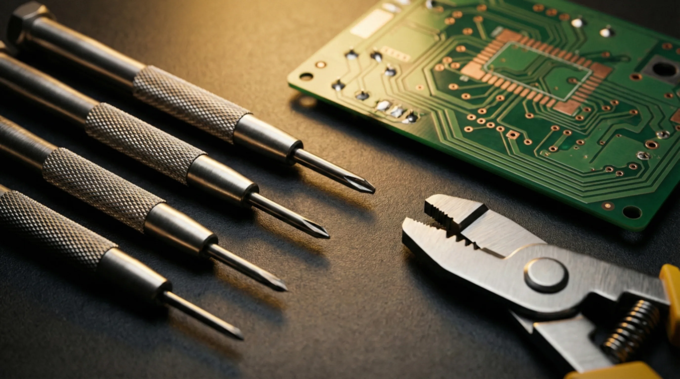 Precision engineering tools on workbench - IMS Security